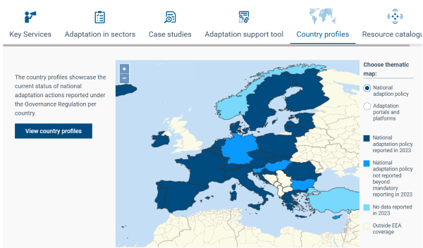 ClimateADAPT - country profiles
